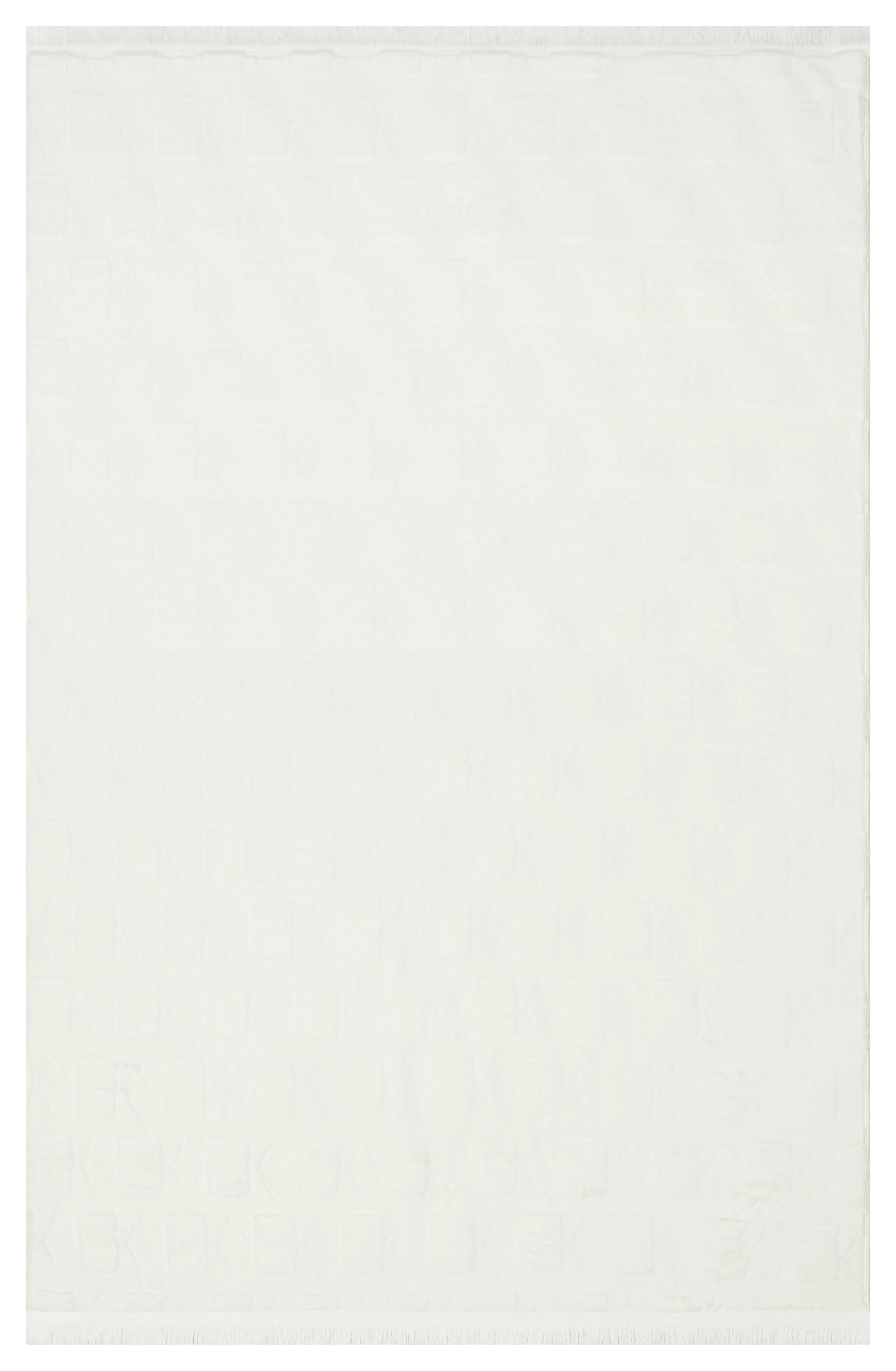 Kaydırmaz Taban Desenli Peluş Halı – Yumuşak Dokulu, Makinada Yıkanabilir, Toz Tutmaz, Modern Ev Halısı - Ekru