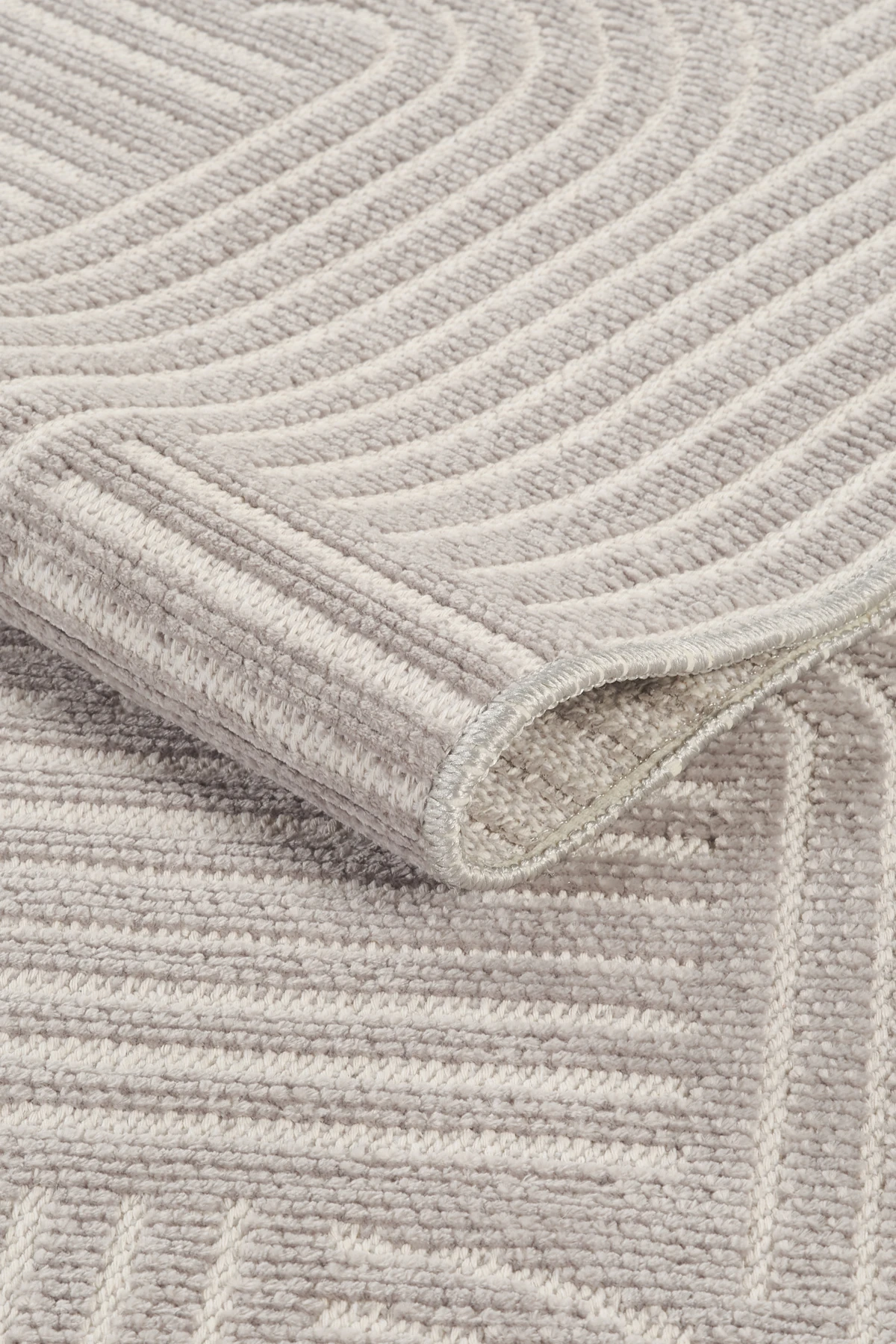 Kaydırmaz Bohem Kilim Makinada Yıkanabilir İnce Yumuşak Salon Koridor Mutfak Banyo Halısı - Gri