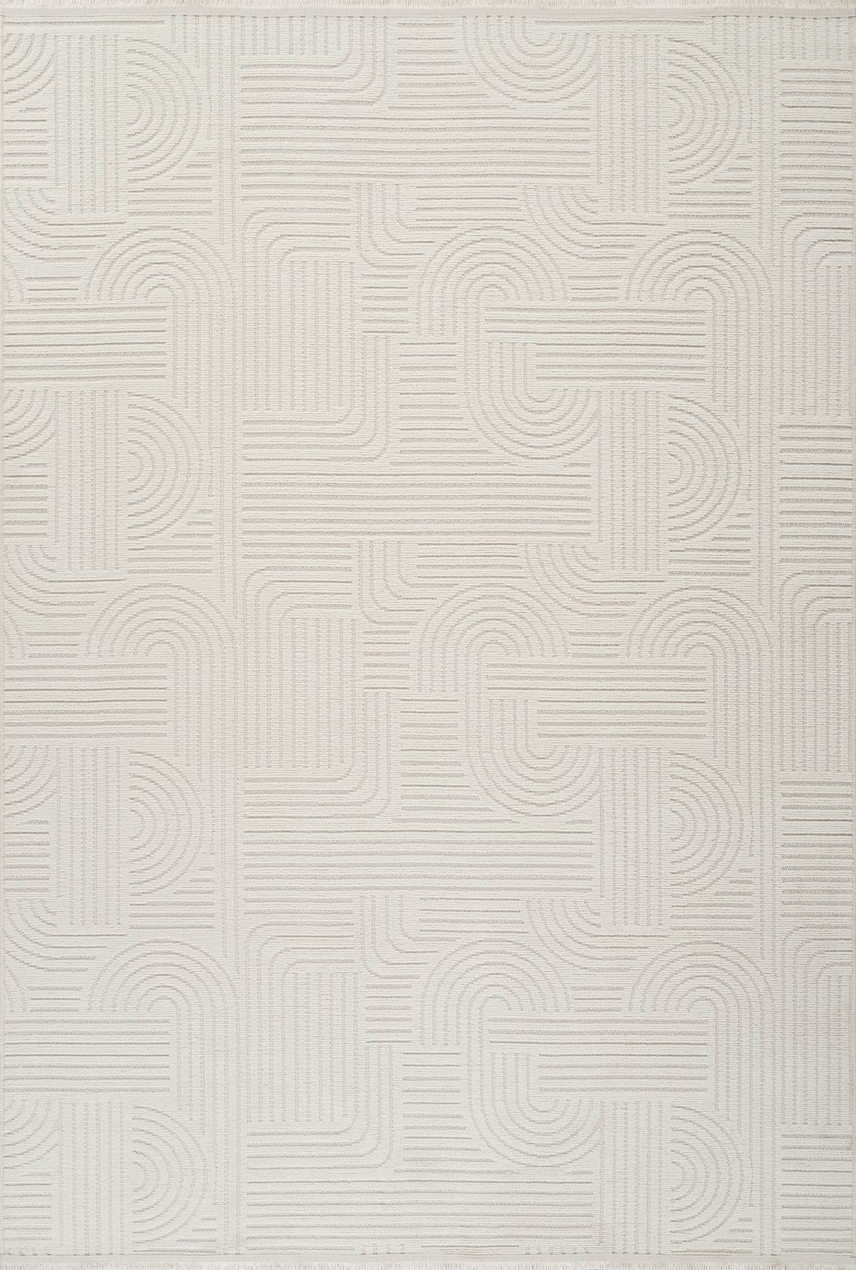 El Dokuma Görünümlü Modern Kilim Halı