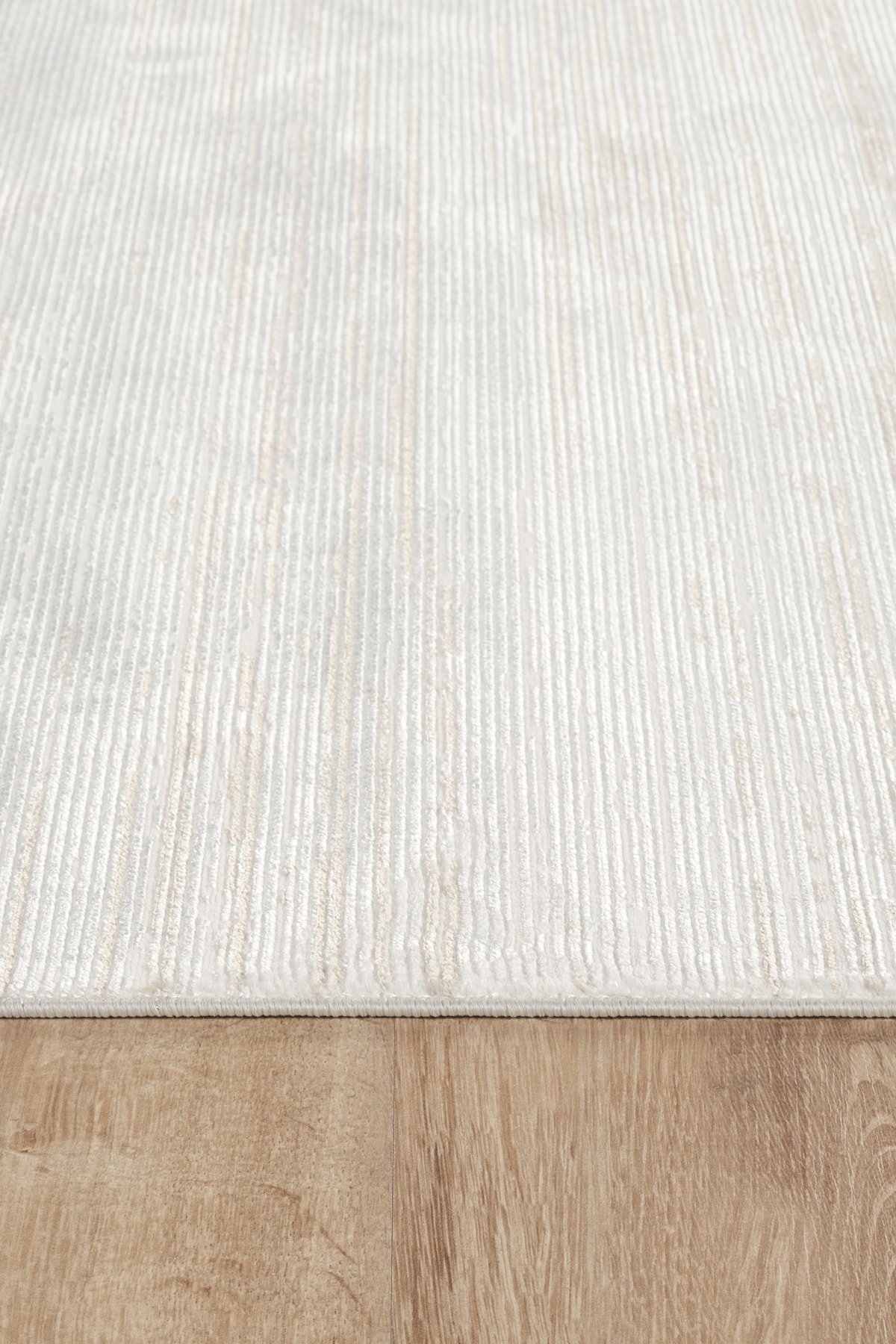 Düz ve Şık Desen, Yıkanabilir, Kaydırmaz, Toz Tutmaz Kadife Halı - Bej