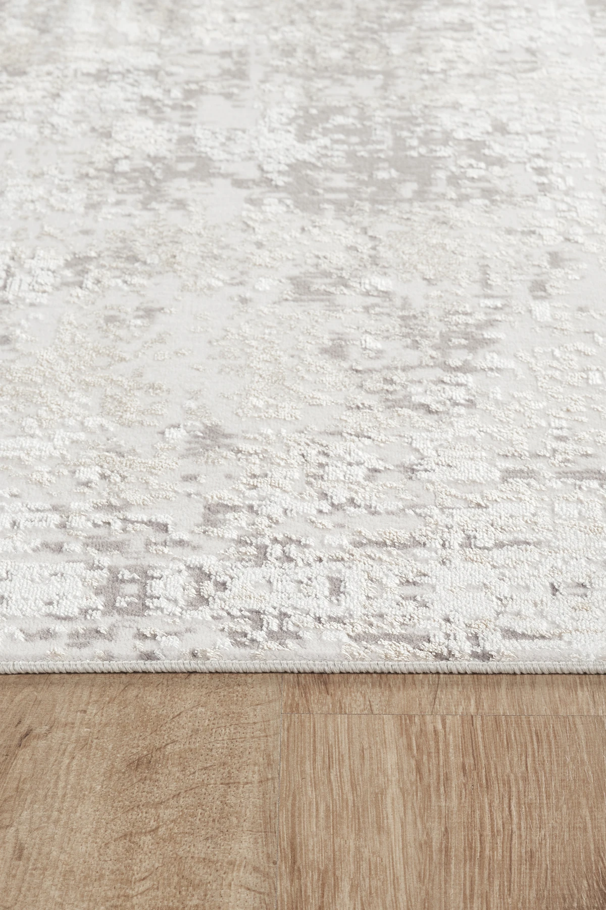 Sade Modern Desenli, Yıkanabilir, Anti-Bakteriyel Halı Yolluk Salon Koridor Paspas Halısı - Bej