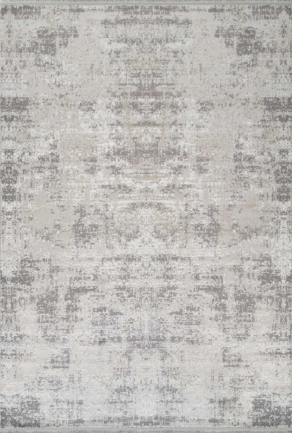 Sade Modern Desenli, Yıkanabilir, Anti-Bakteriyel Halı Yolluk Salon Koridor Paspas Halısı - Bej