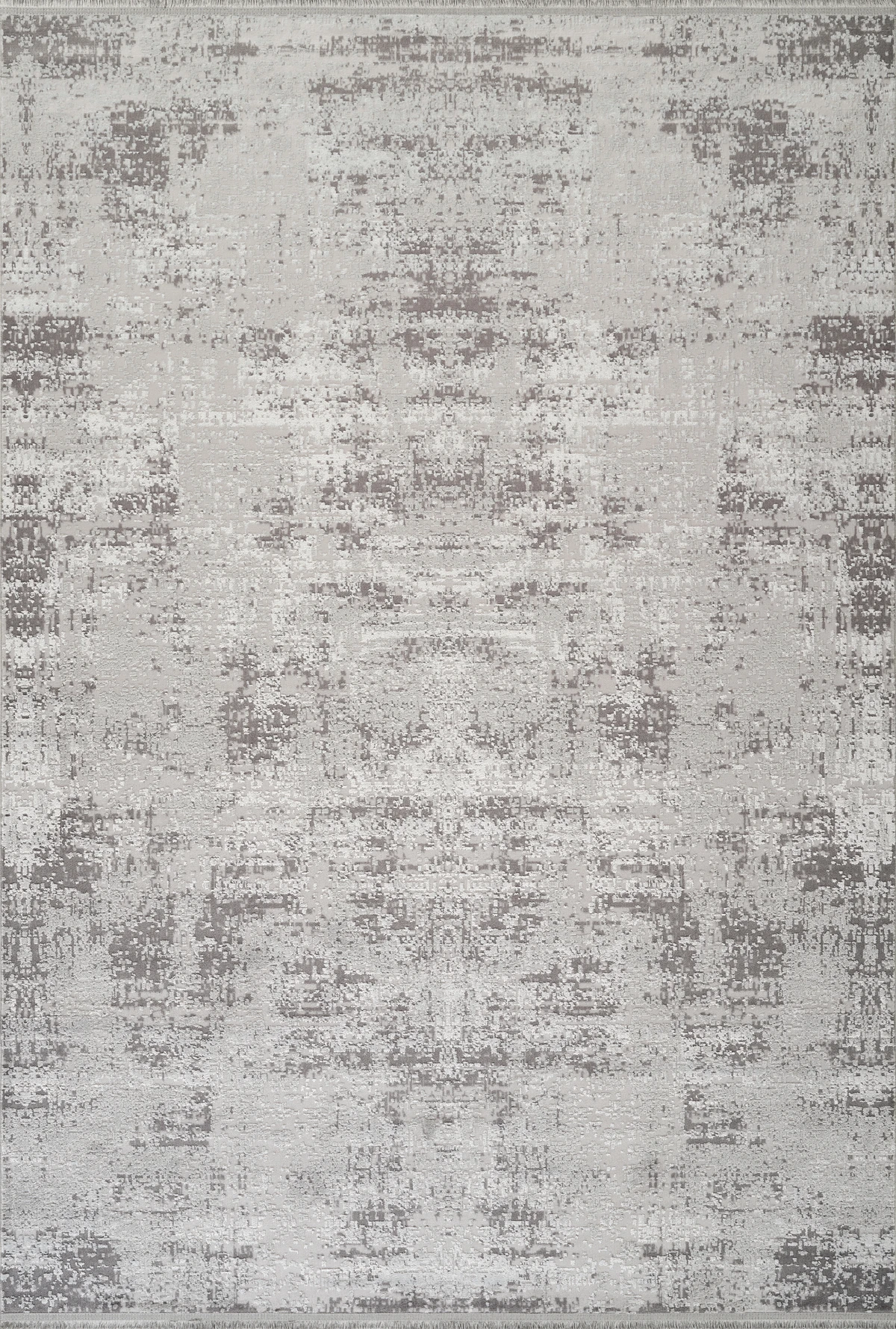 Sade Modern Desenli, Yıkanabilir, Anti-Bakteriyel Halı Yolluk Salon Koridor Paspas Halısı - Gri