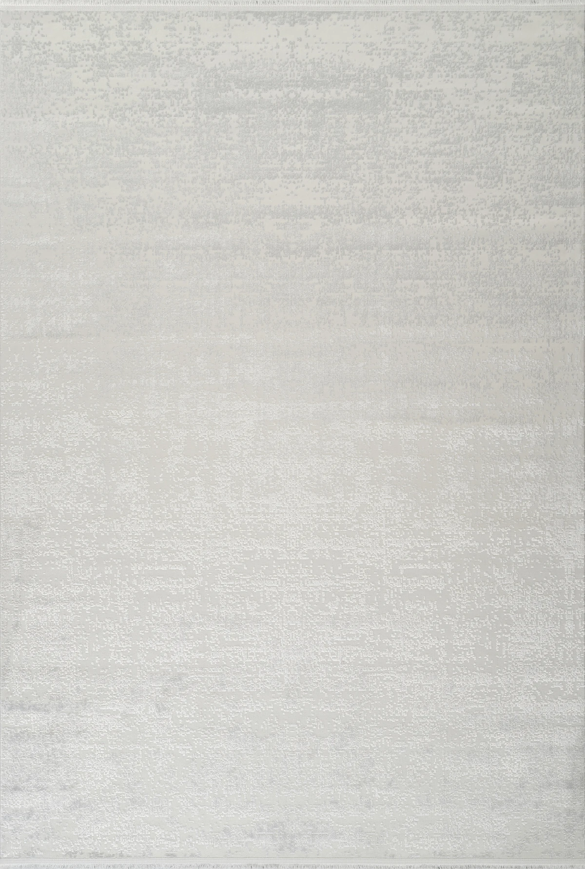 Sade Modern Desenli, Yıkanabilir, Anti-Bakteriyel Halı Yolluk Salon Koridor Paspas Halısı - Beyaz