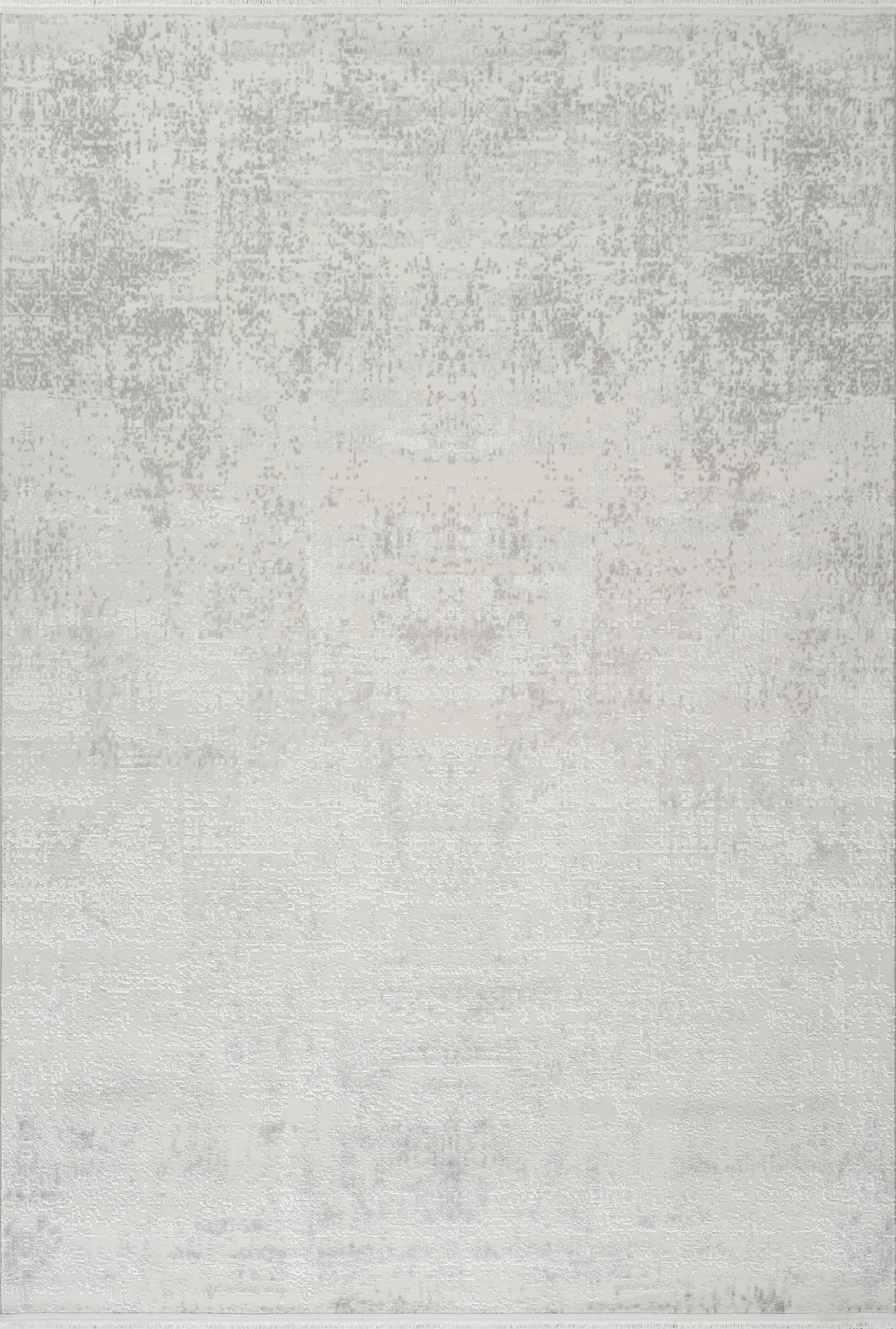 Sade Modern Desenli, Yıkanabilir, Anti-Bakteriyel Halı Yolluk Salon Koridor Paspas Halısı - Gri-Beyaz