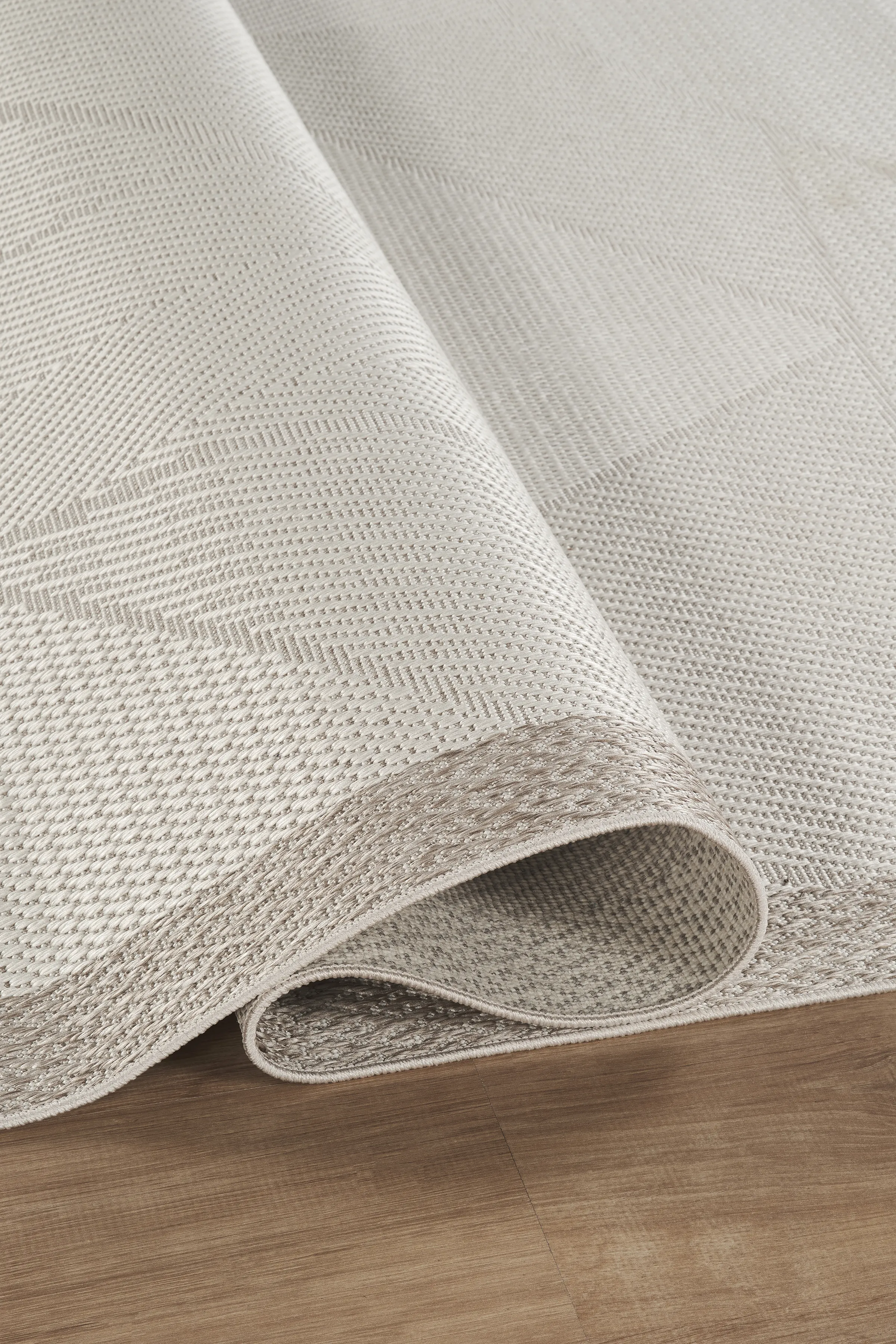 Jüt Sisal Halı Yolluk – Leke Tutmaz, Kaymaz Tabanlı, Bordürlü Mutfak ve Koridor Halısı - Krem-Bej