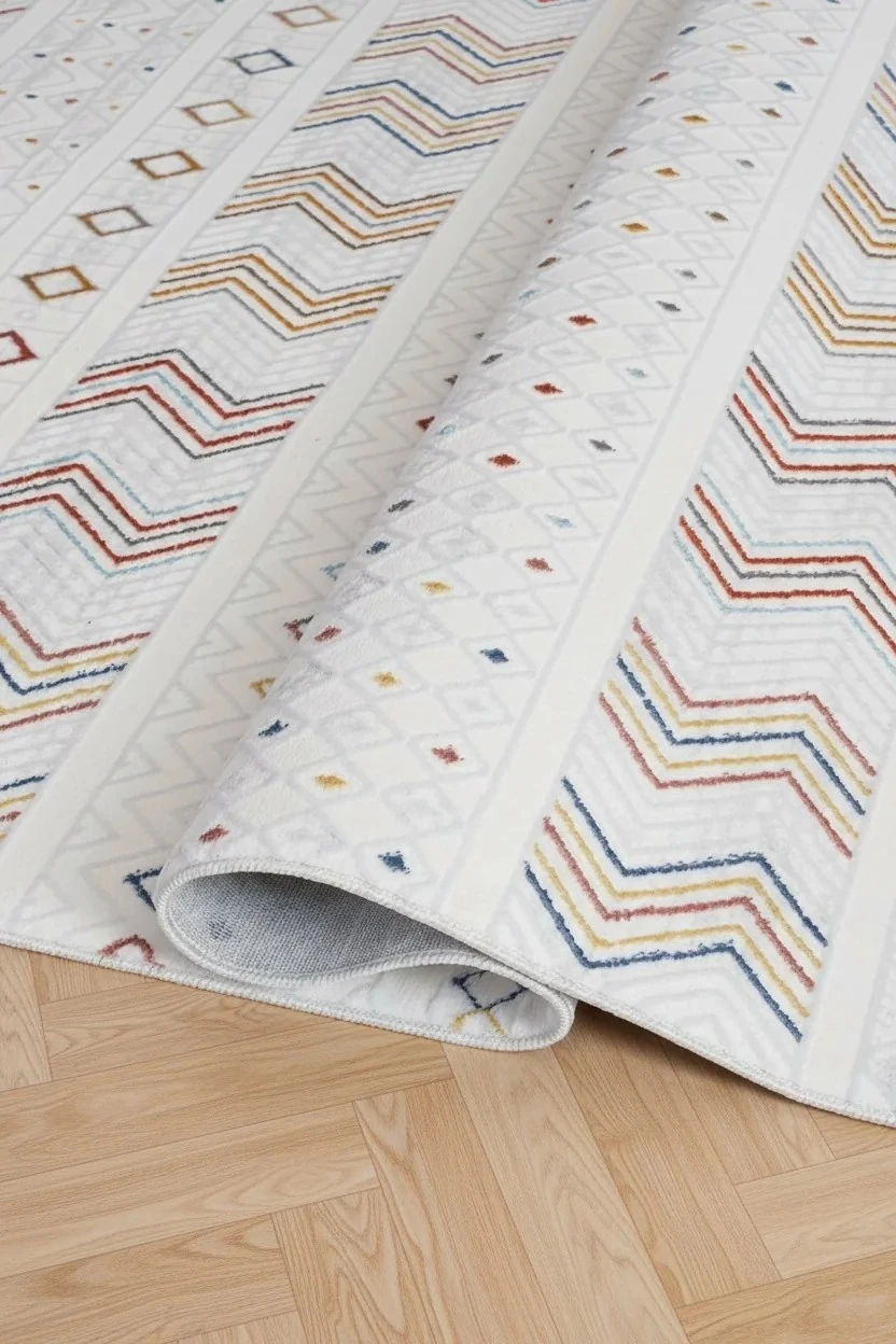 Yıkanabilir Antialerjik Kaymaz Taban Renkli Koridor Salon Halısı