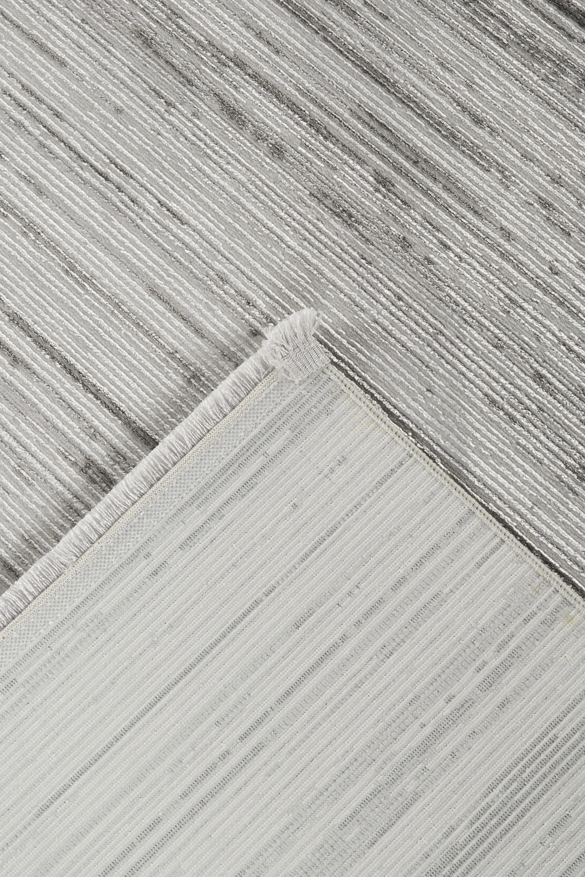 Düz ve Şık Desen, Yıkanabilir, Kaydırmaz, Toz Tutmaz Kadife Halı - Antrasit