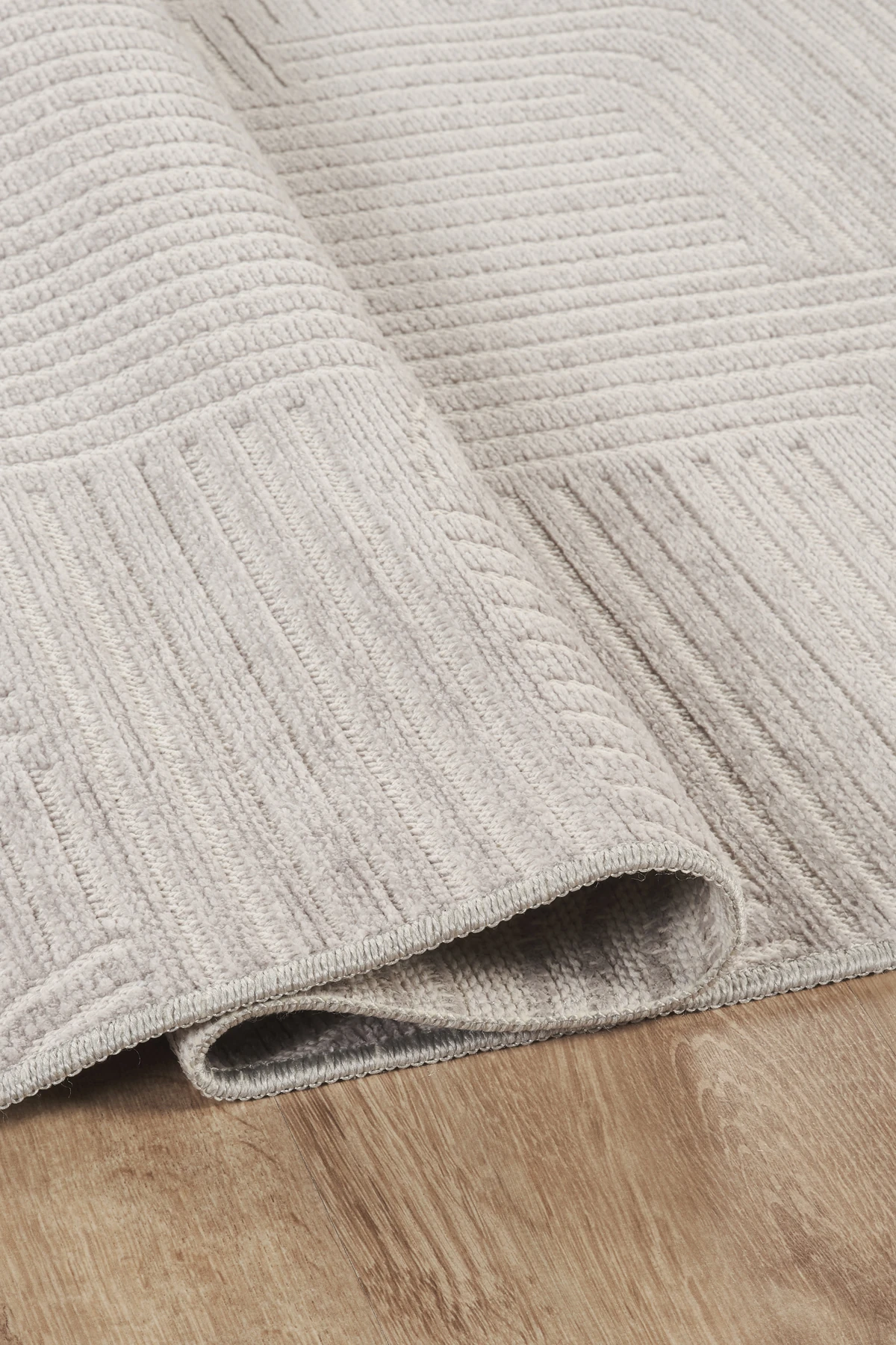 Kaydırmaz Bohem Kilim Makinada Yıkanabilir İnce Yumuşak Salon Koridor Mutfak Banyo Halısı - Gri