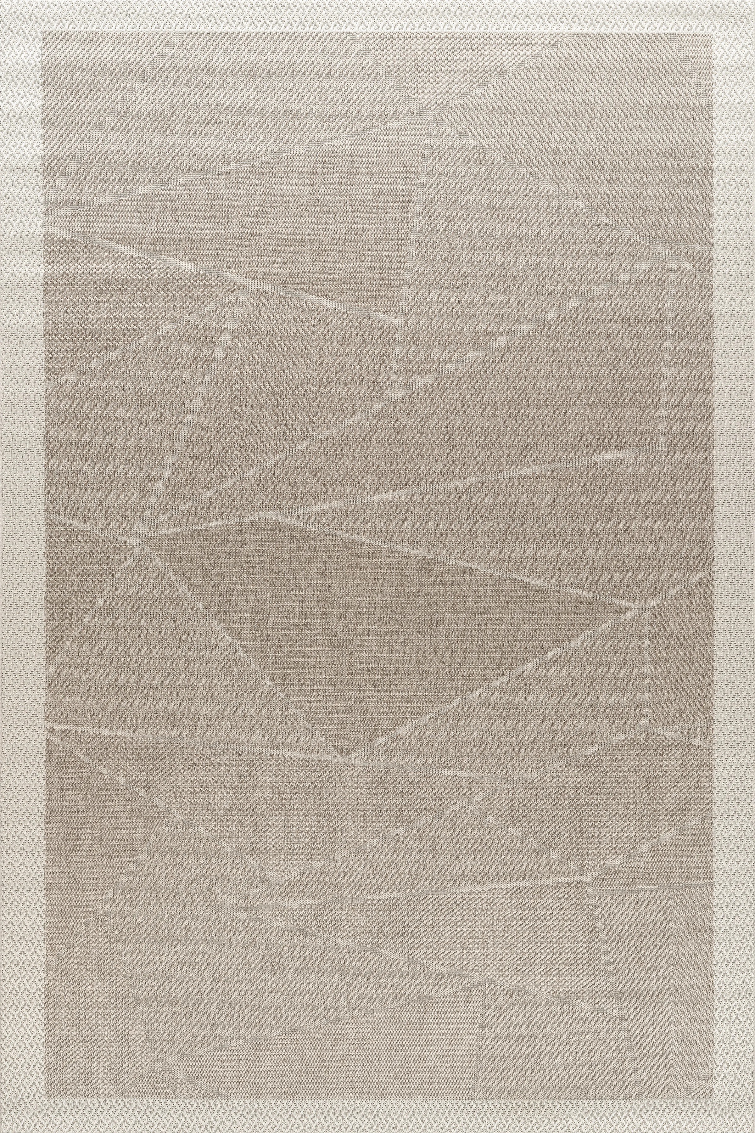 Jüt Sisal Halı Yolluk – Leke Tutmaz, Kaymaz Tabanlı, Bordürlü Mutfak ve Koridor Halısı - Bej-Krem