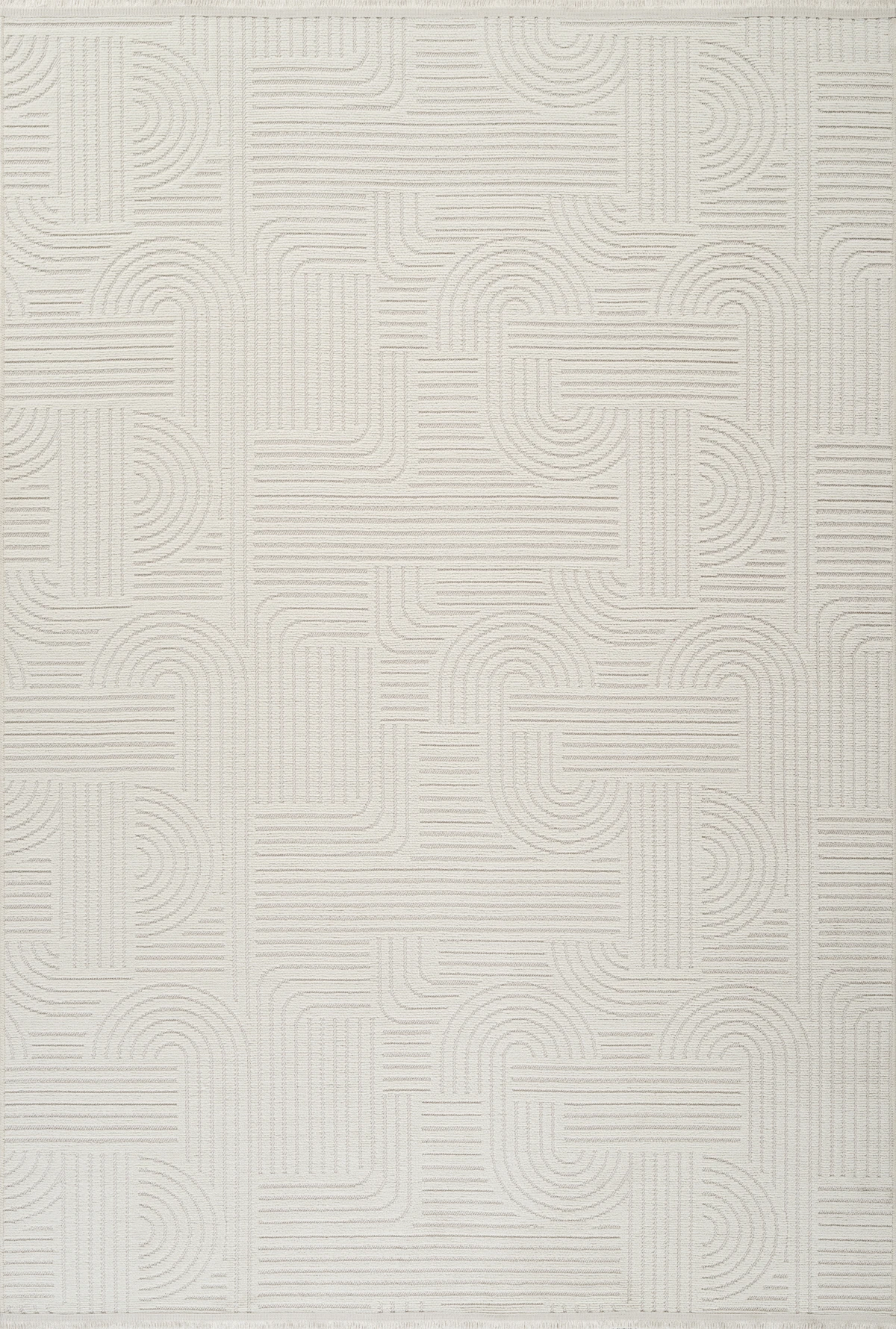 Kaydırmaz Bohem Kilim Makinada Yıkanabilir İnce Yumuşak Salon Koridor Mutfak Banyo Halısı - Krem