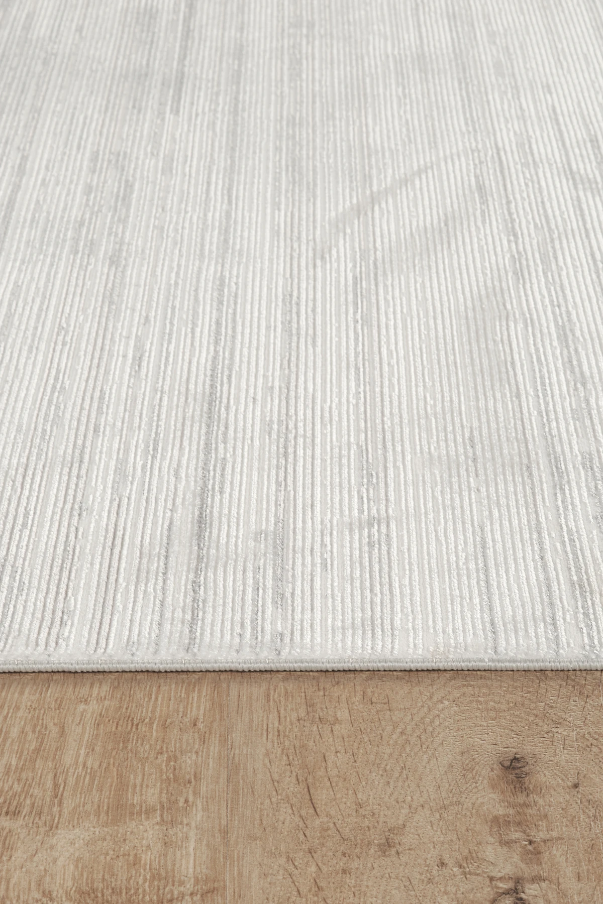 Düz ve Şık Desen, Yıkanabilir, Kaydırmaz, Toz Tutmaz Kadife Halı - Gri