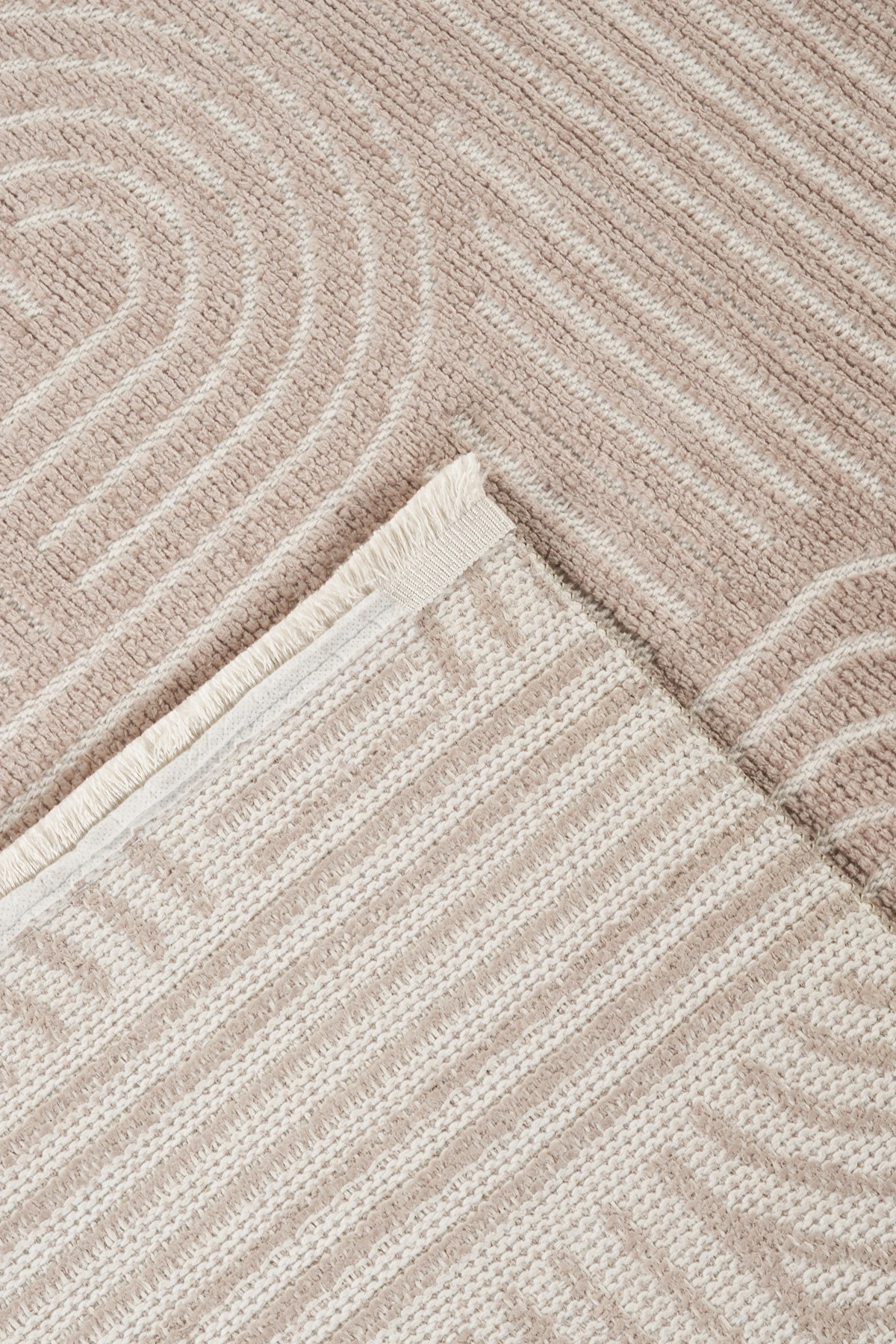 Kaydırmaz Bohem Kilim Makinada Yıkanabilir İnce Yumuşak Salon Koridor Mutfak Banyo Halısı - Vizon