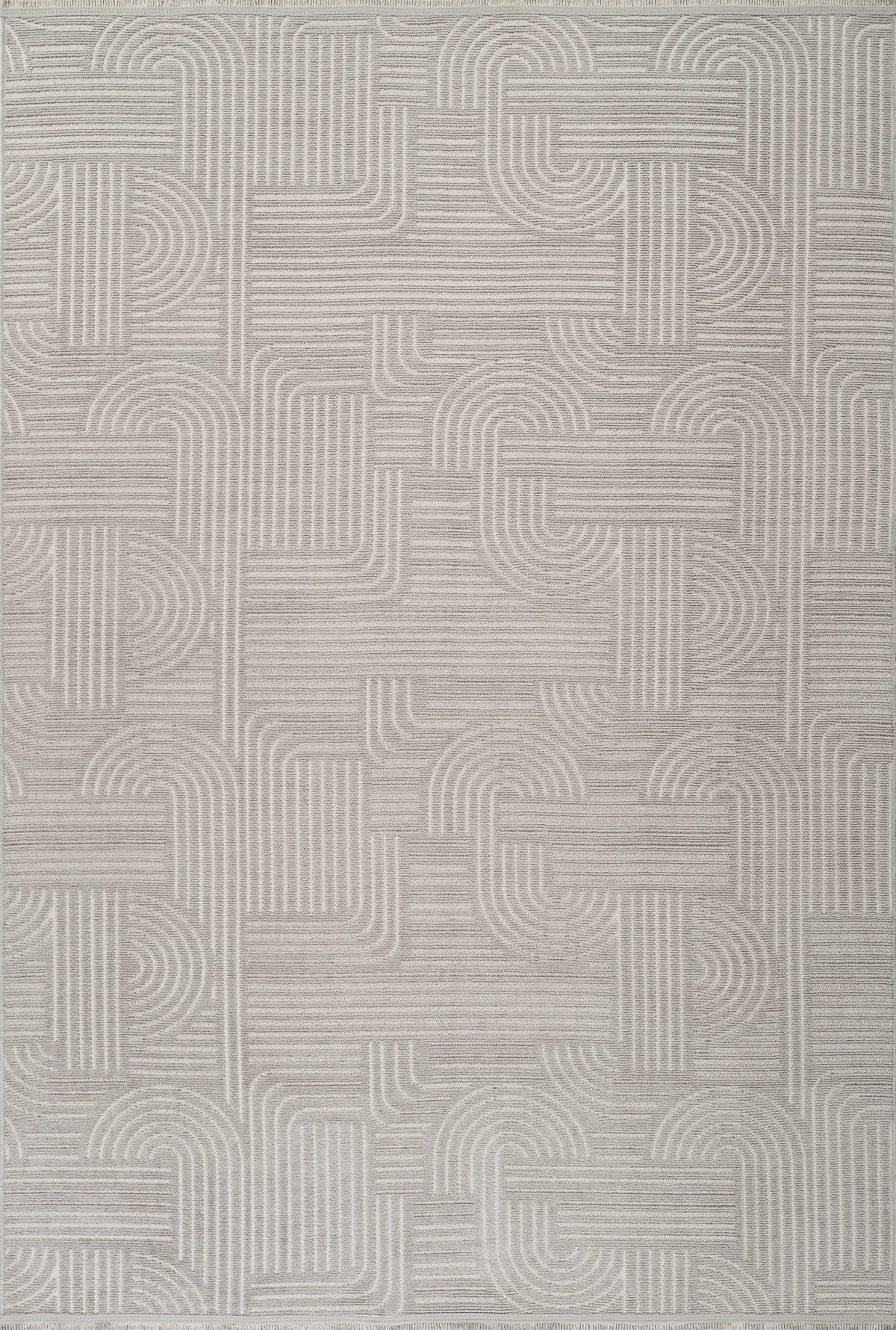 Kaydırmaz Bohem Kilim Makinada Yıkanabilir İnce Yumuşak Salon Koridor Mutfak Banyo Halısı - Gri