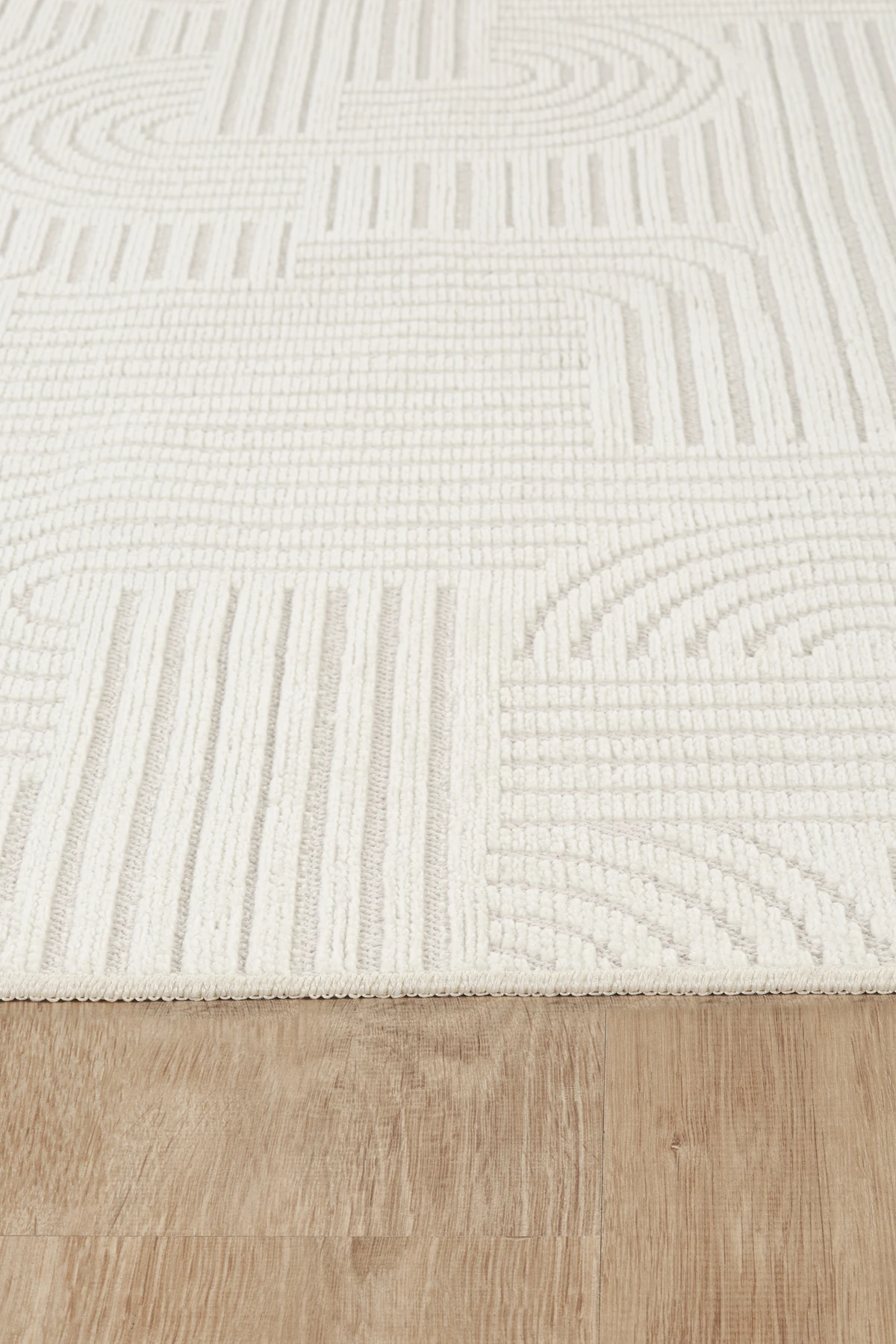 Kaydırmaz Bohem Kilim Makinada Yıkanabilir İnce Yumuşak Salon Koridor Mutfak Banyo Halısı - Krem