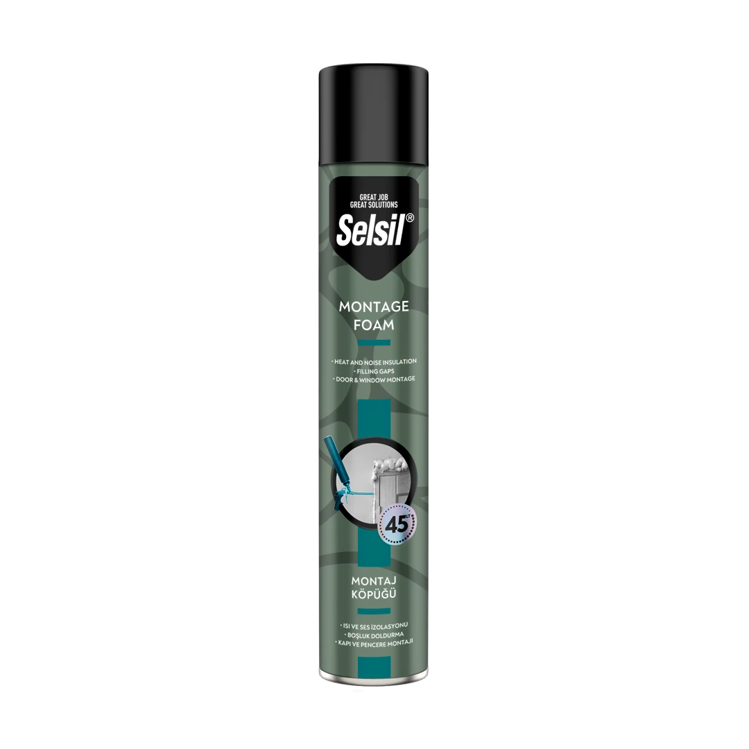 SELSİL Poliüretan Montaj Köpüğü 840g ( 16ad )