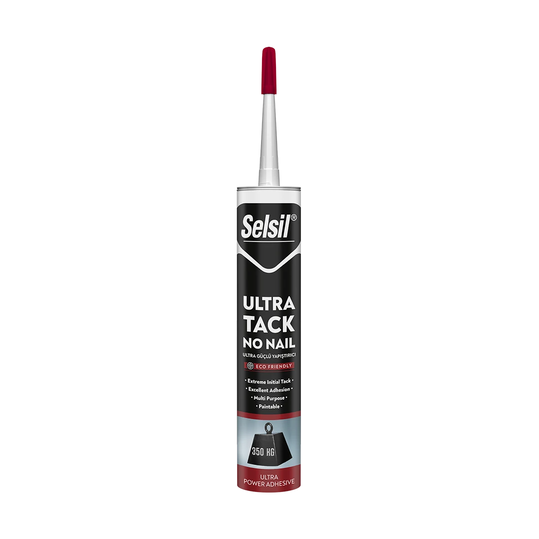SELSİL Ultra Tack Güçlü Montaj Yapıştırıcı şeffaf 310gr ( 12ad )