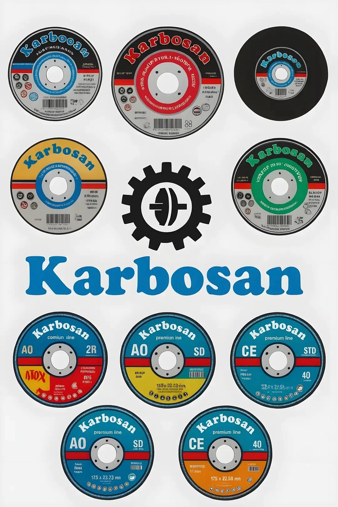 KARBOSAN Taşlama Diski 180mm ( 25ad )