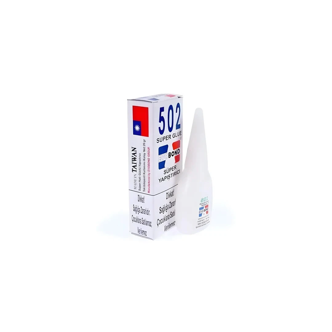 EVOBOND 502 Hızlı yapıştırıcı 50gr ( 50ad )