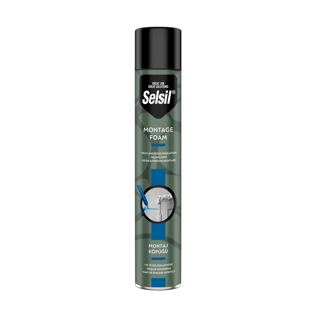 SELSİL Poliüretan Montaj Köpüğü 600g ( 16ad )