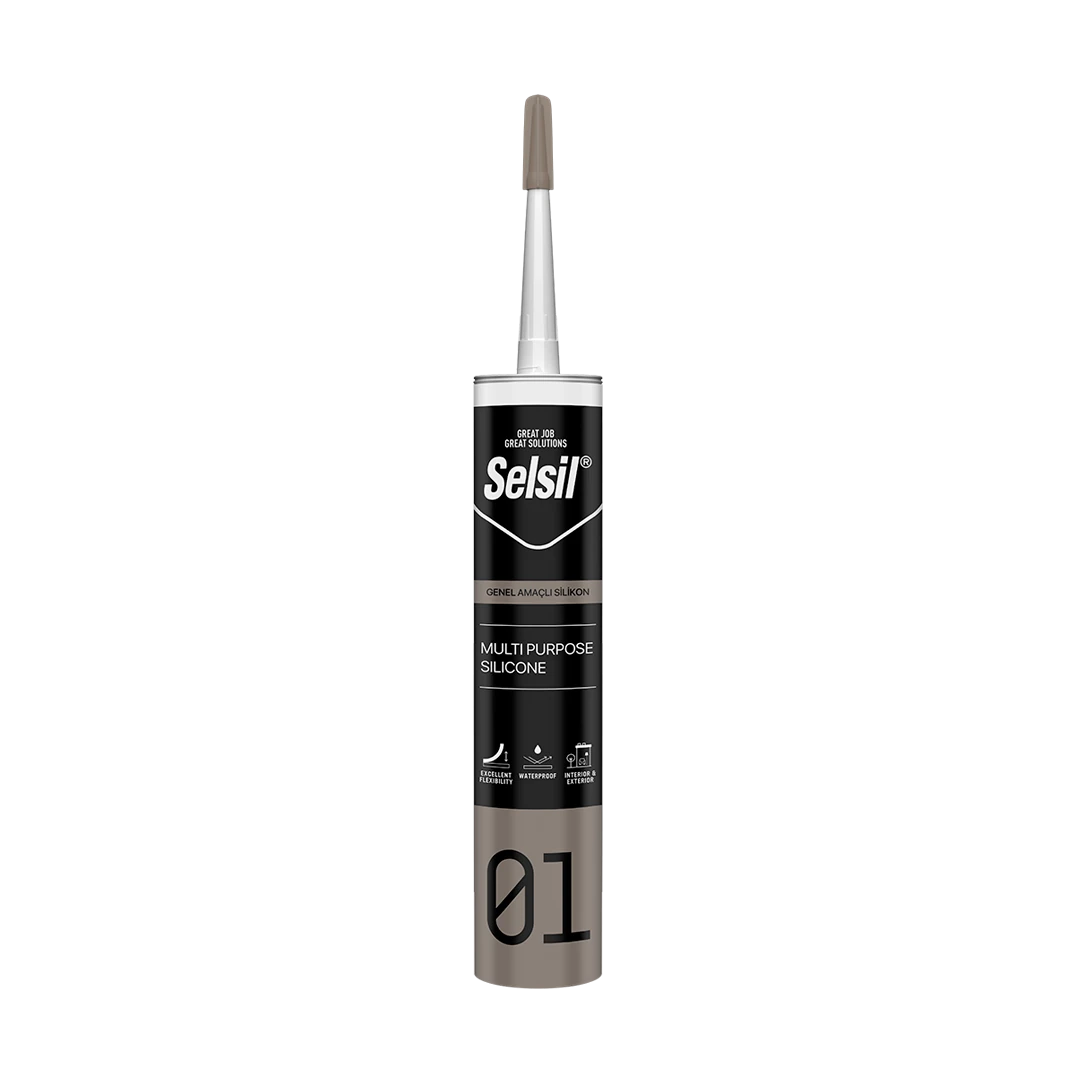 SELSİL Şeffaf & Beyaz Silikon 280gr ( 25ad )