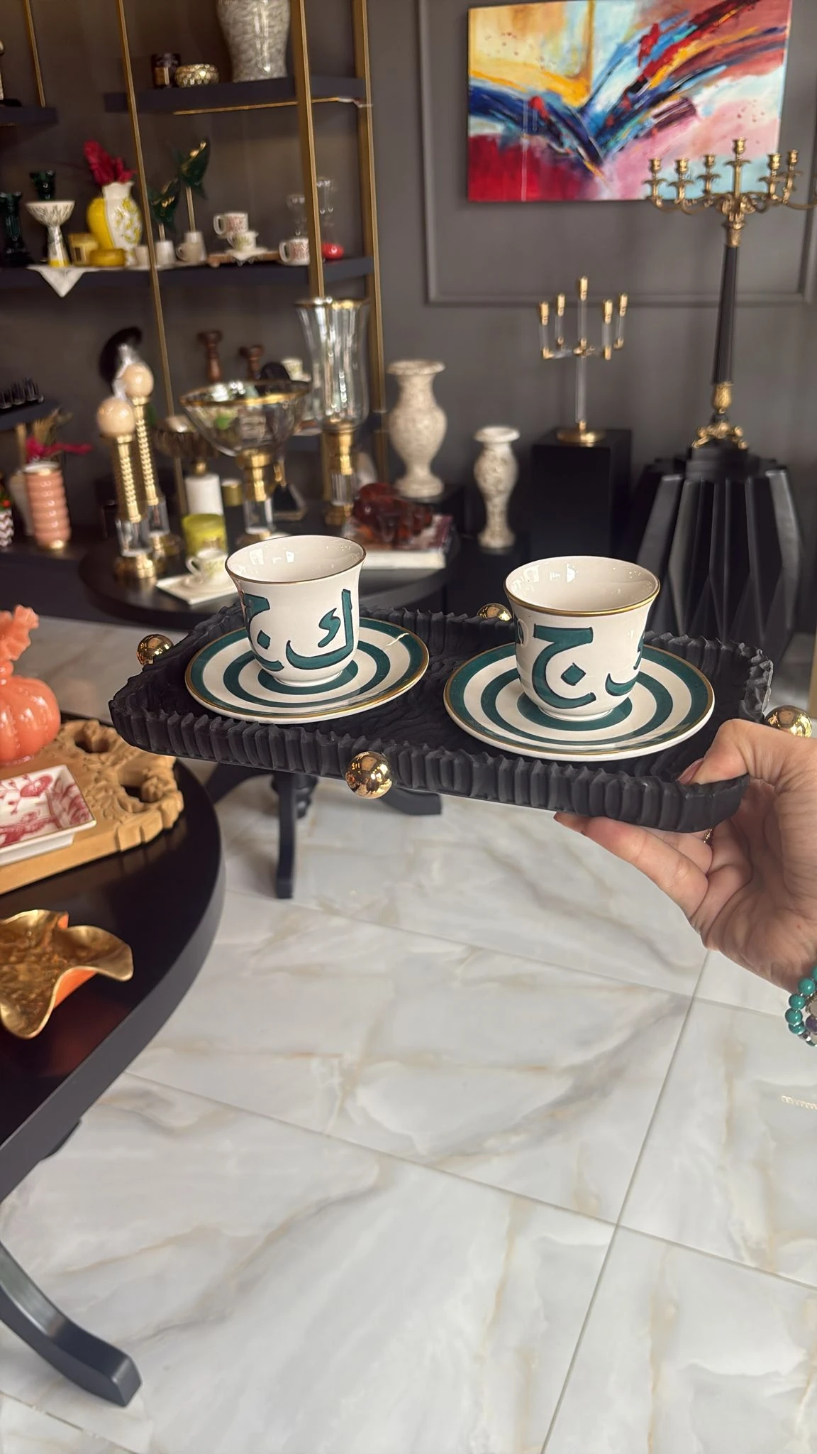 seramik türk kahvesi fincanı