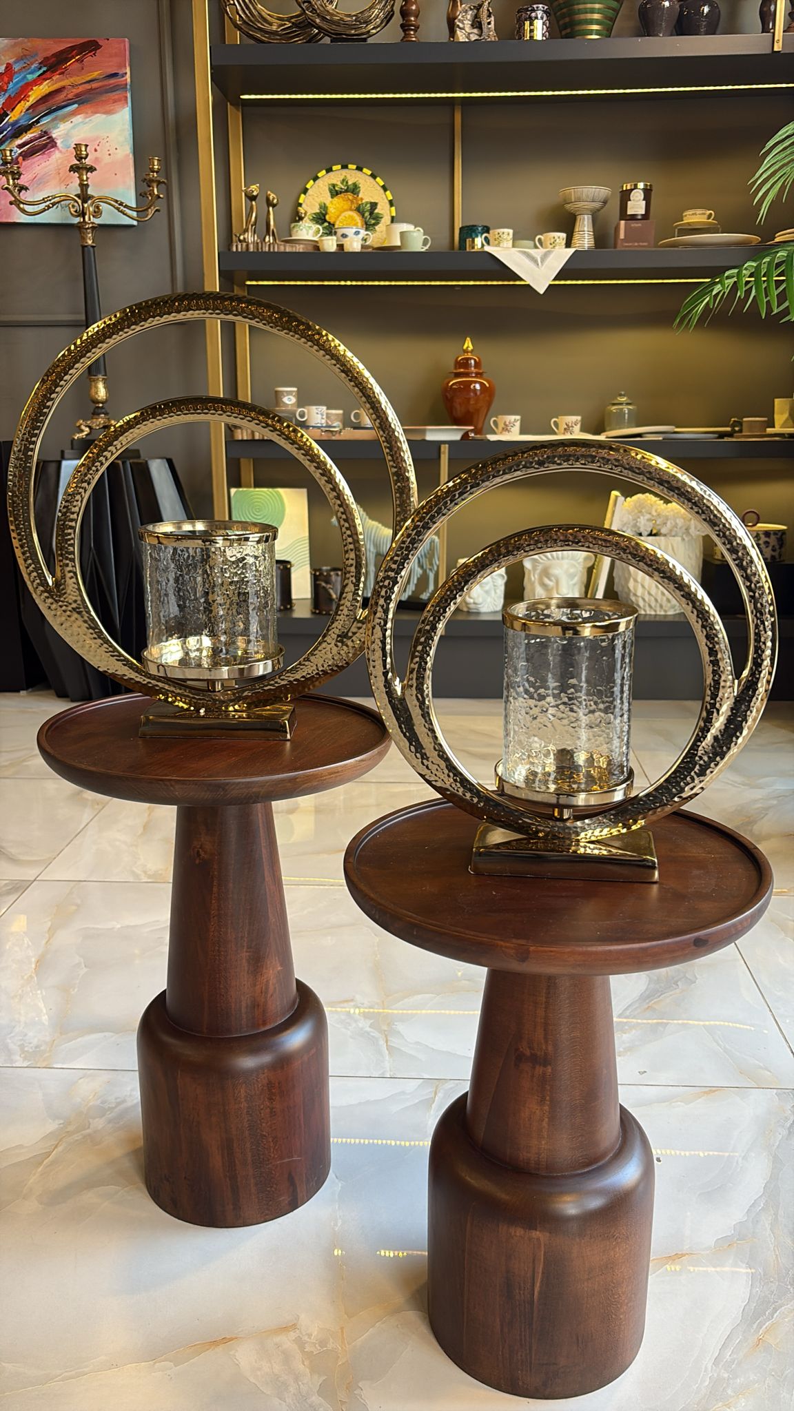 pirinç 2'li daire detaylı şamdan 