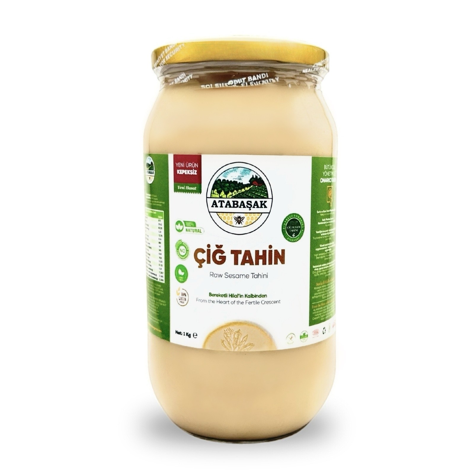 Doğal Kepeksiz Çiğ Susam Tahini