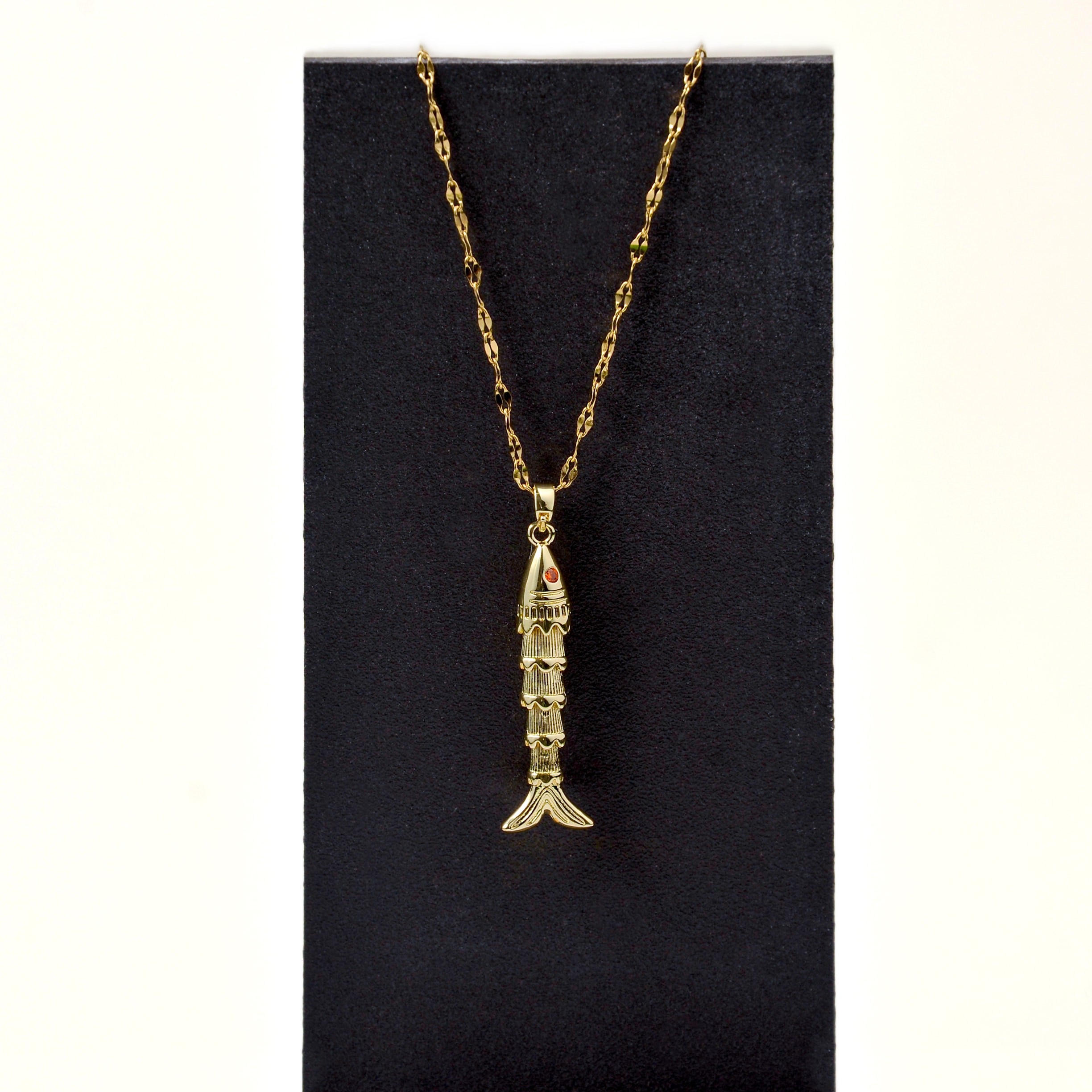 Çelik Balık Kolye - Hareketli ve Özgün Tasarım