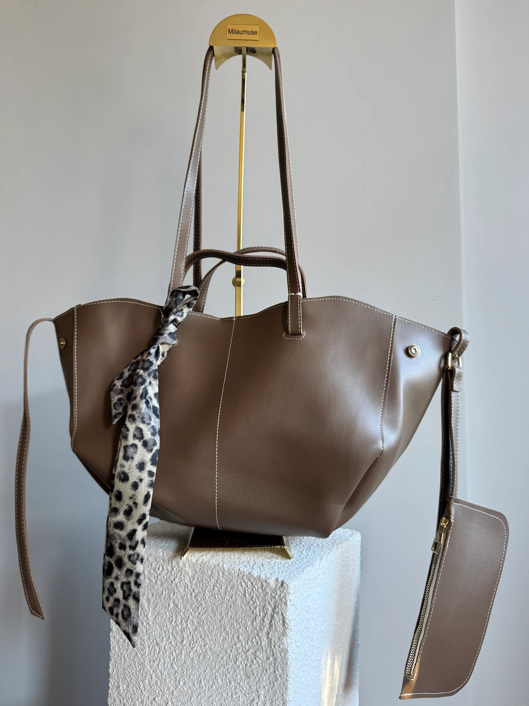 Marion Günlük   El ve omuz Bayan Çanta   Cüzdan Eklentili Vizon