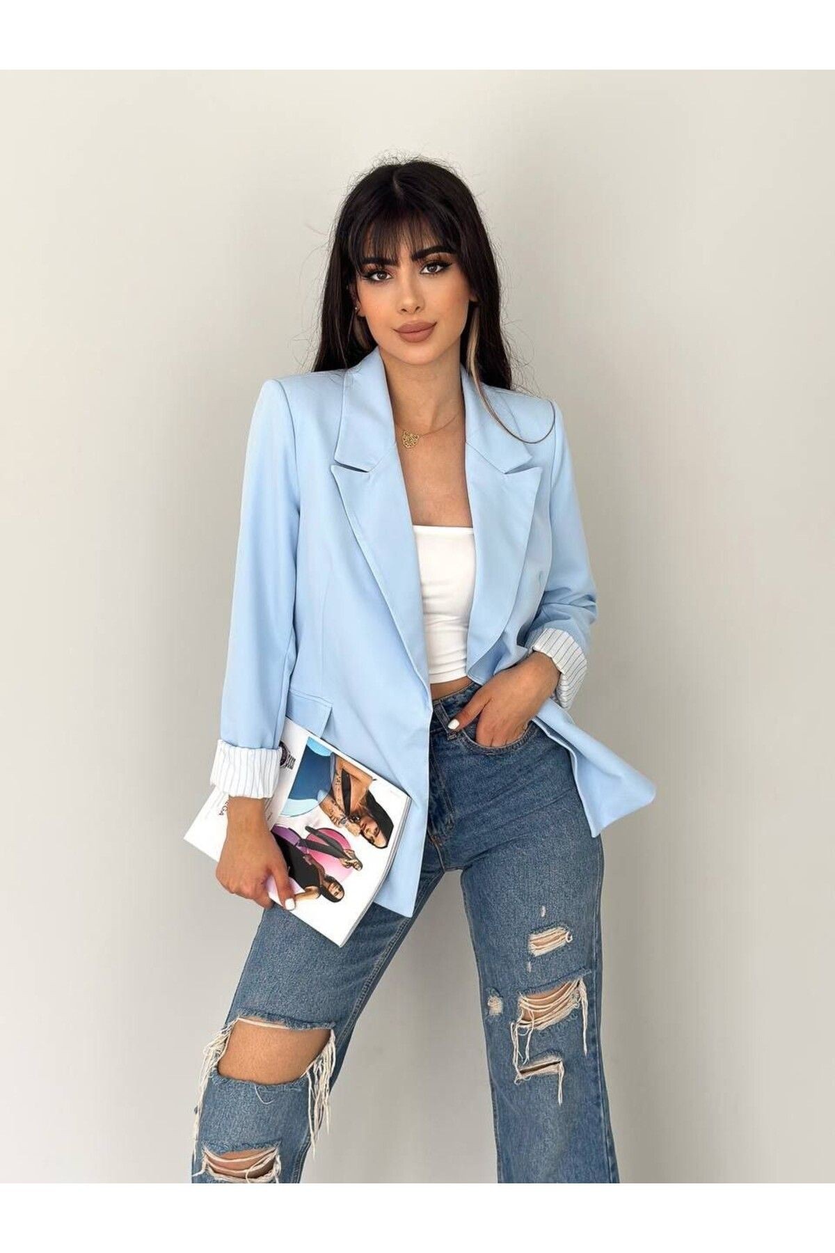 Astarlı Blazer Ceket