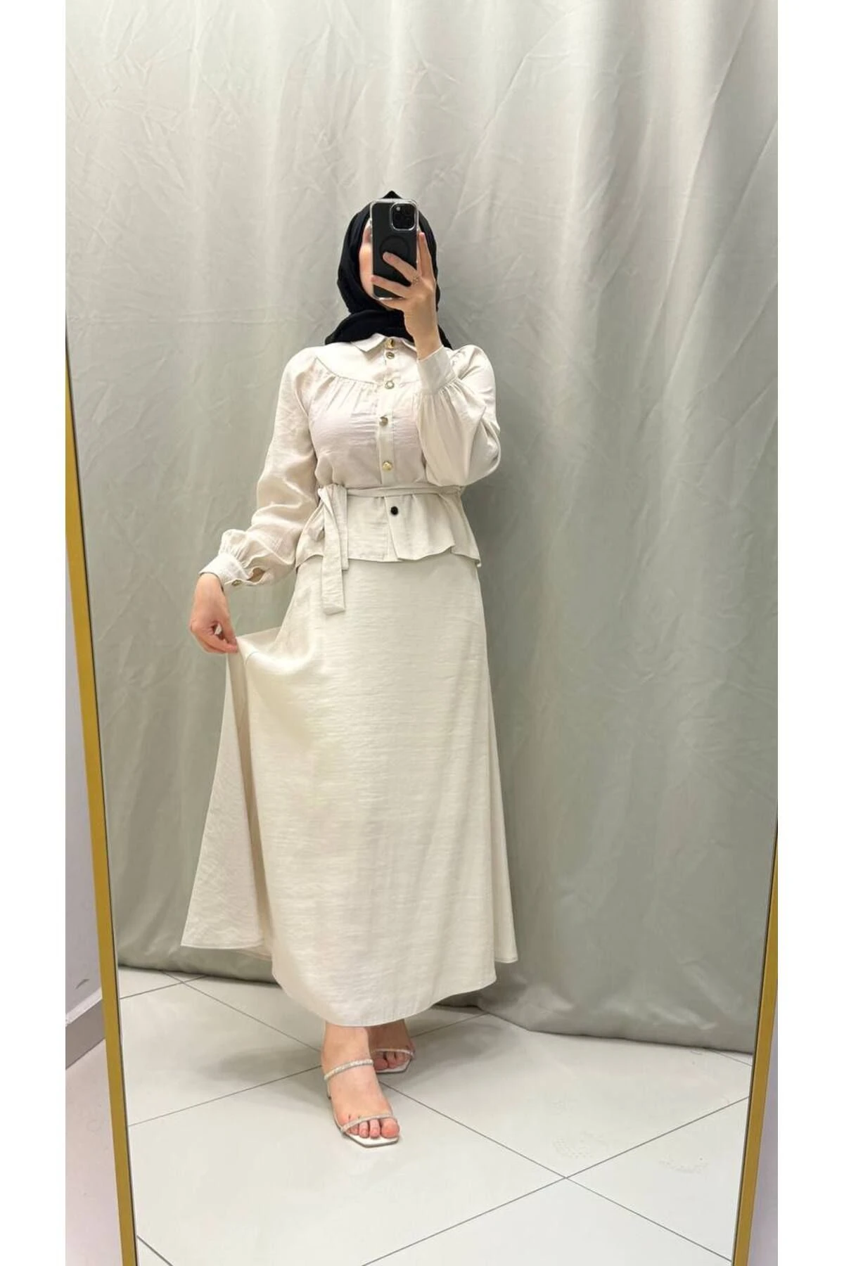 Kuşaklı Etek Takım