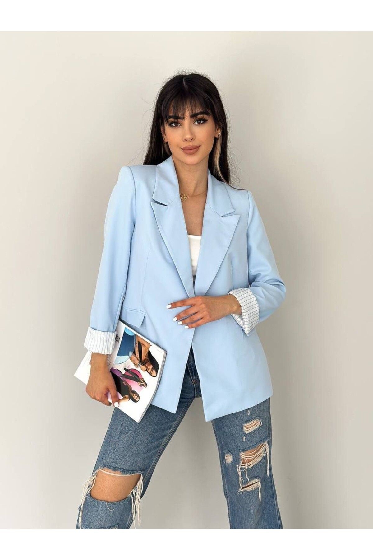 Astarlı Blazer Ceket