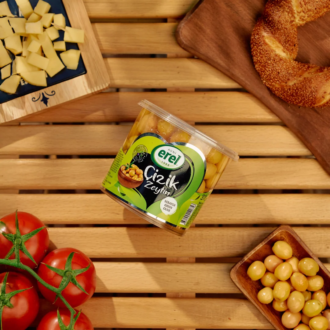 400GR Çizik Yeşil Zeytin