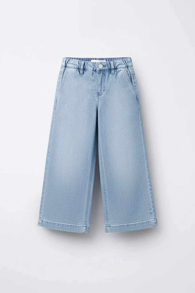 Wide Leg Denim - Mavi
