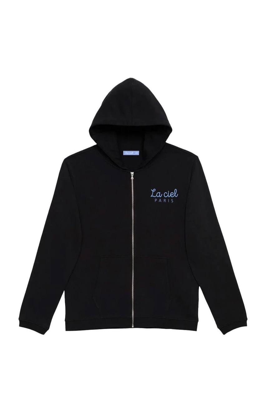 Zıp HOODIE - Siyah