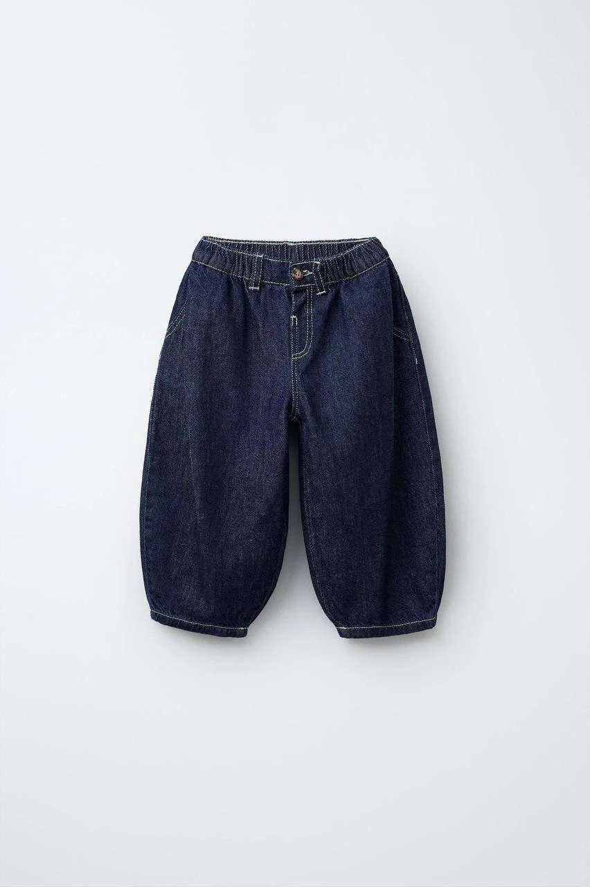 Baggy Balloon Jeans - Lacivert