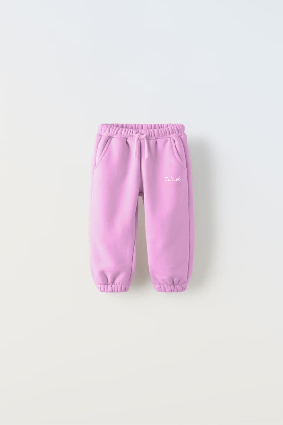 Pembe jogger pantolon