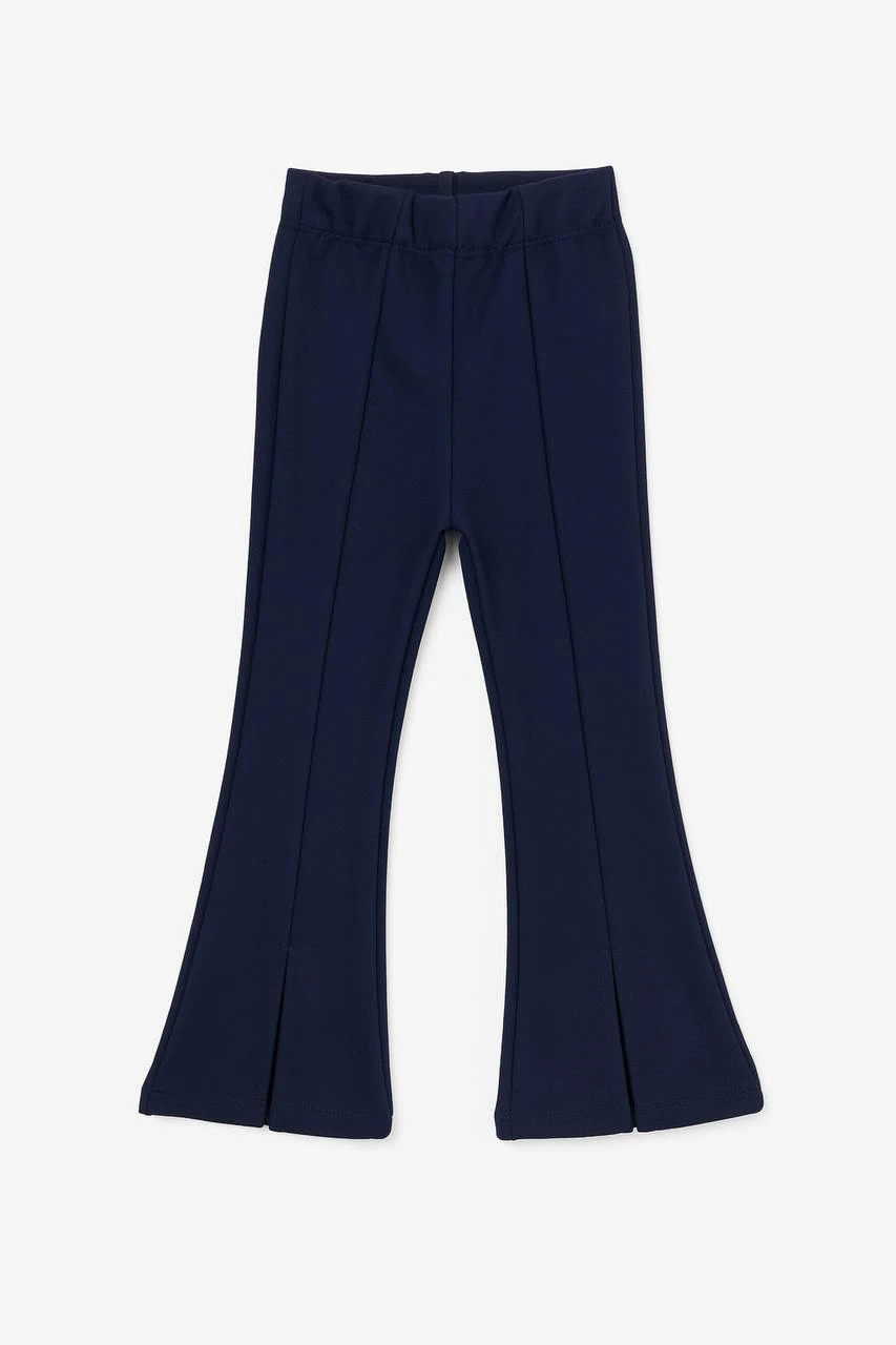 İspanyol Paça Çelik Tayt - Lacivert