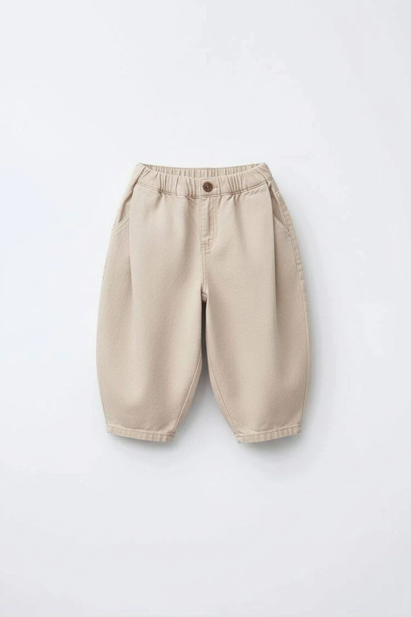 Baggy Balloon Jeans - Bej