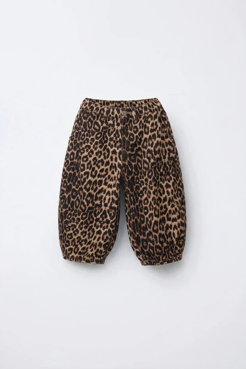 Baggy Balloon Jeans - Leopar