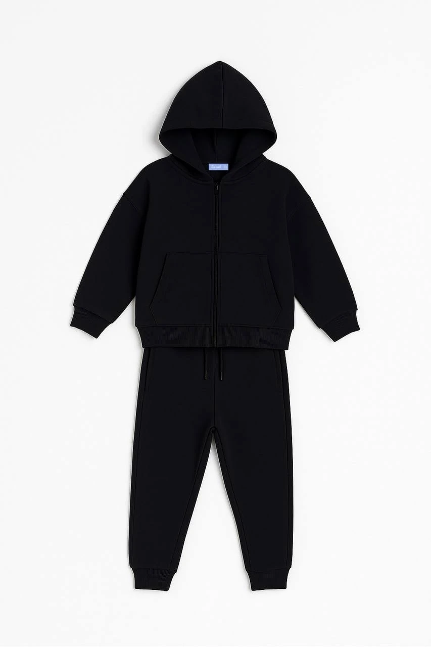 Kapşonlu Takım - Siyah