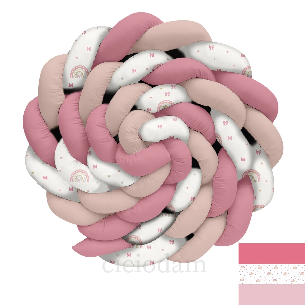 Gökkuşağı Fiyonk Seksek Ve Yıldız Örgü Korumalık