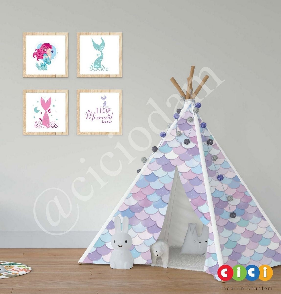 Deniz Kabukları ve Deniz Kızlı Oyun Çadırı