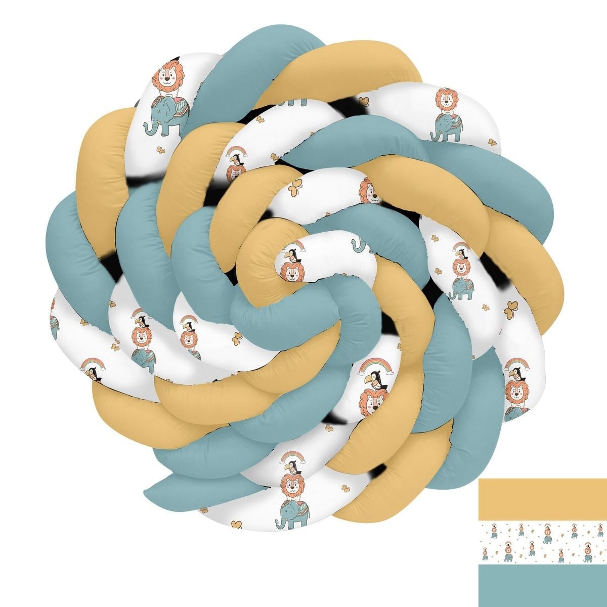 Fil Aslan Karga ve Gökkuşağı Örgü Korumalık