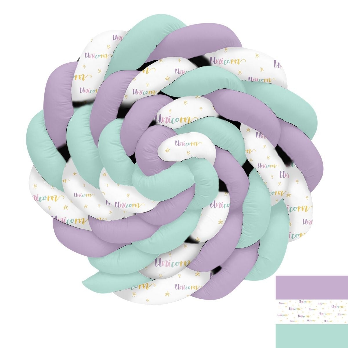 Yavru Unicorn Annesi ve Yıldızlar Örgü Korumalık