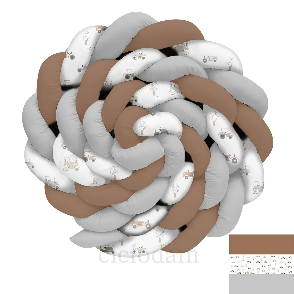 Renkli Traktörler Yol Örgü Korumalık