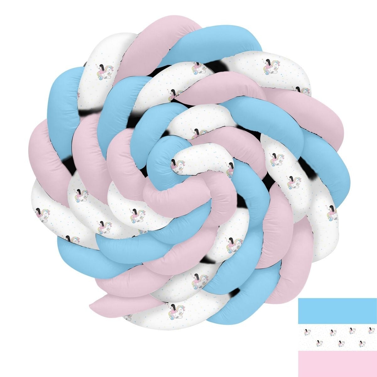 Unicorn Prenses Puantiyeler Seksek Oyun Örgü Korumalık