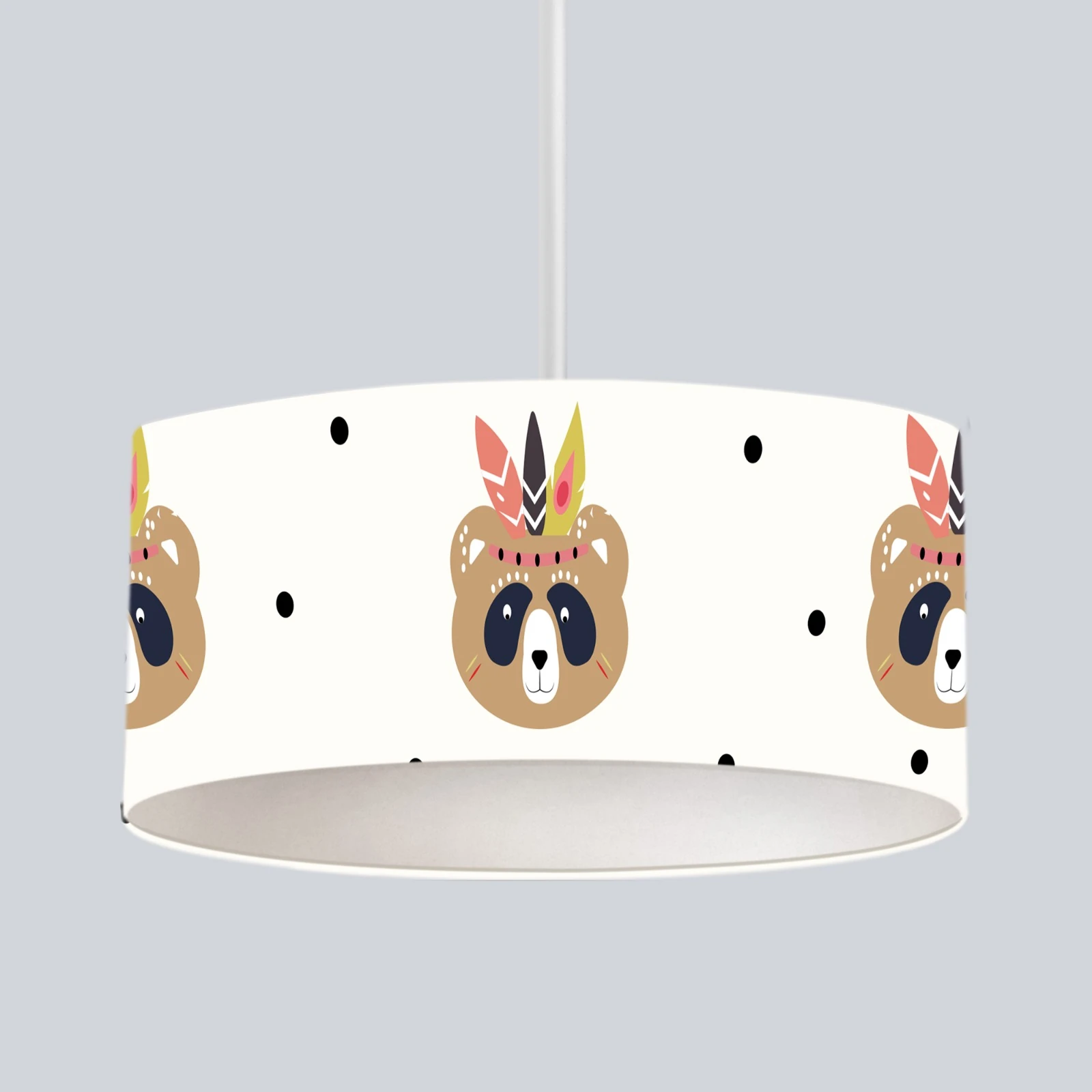 Kızılderili Ayı Yol ve Punatiyeler Çocuk Odası Avize