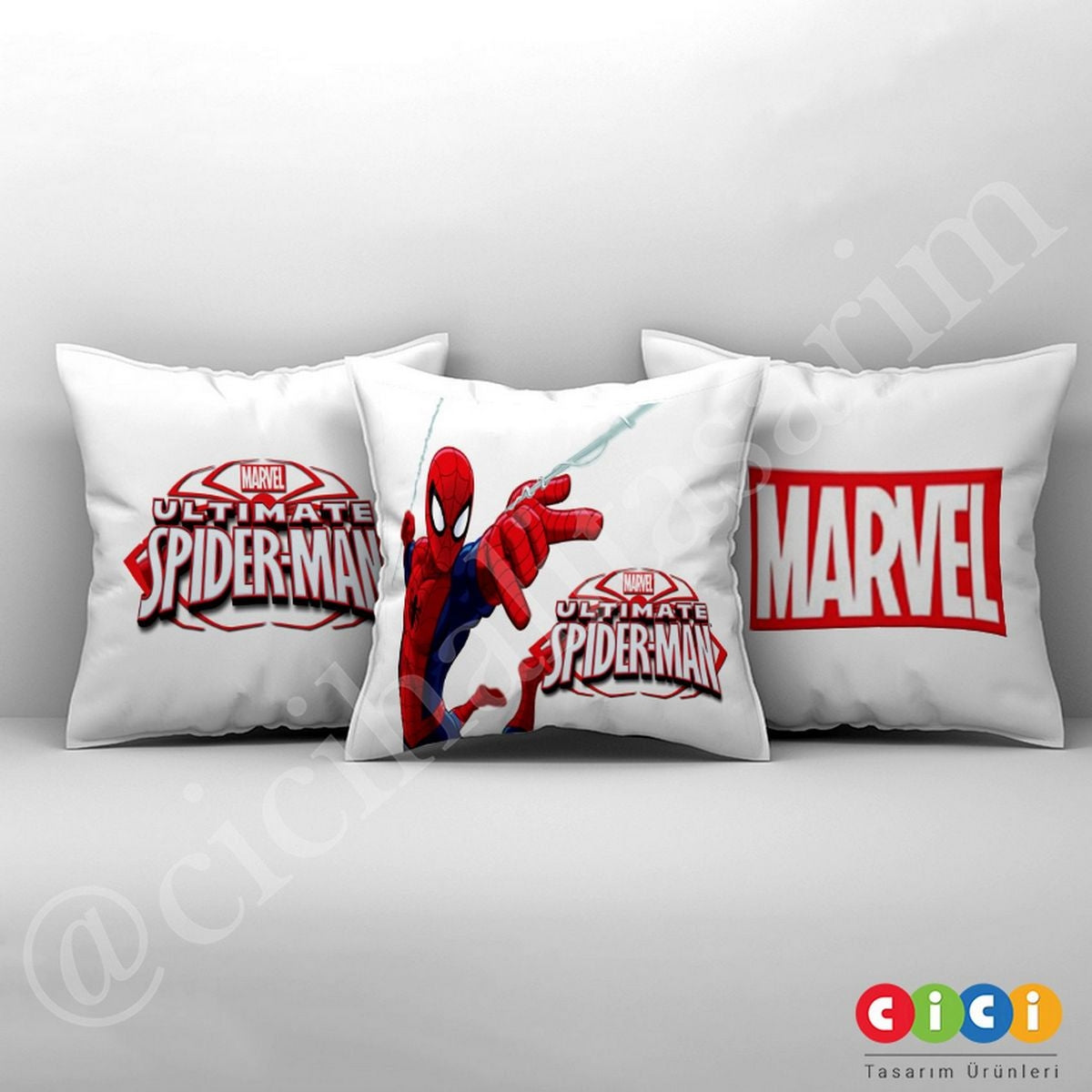 Marvel Ultımate Spiderman Kırlent Kılıfı